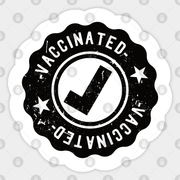 Vaccinated Check fully vaccinated Sticker by Gaming champion